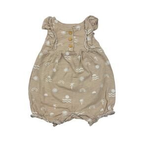 Little Co. Organic Tank Romper, 0/3m